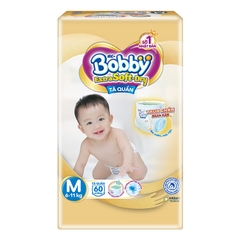 Tã quần Bobby size M 60 miếng
