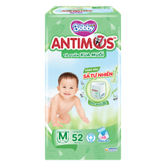 Tã quần Bobby Antimos Xua Muỗi (size M, 52 miếng)