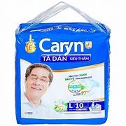 Tã dán siêu thấm cho người lớn Caryn size L (Gói 10 miếng)