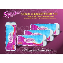 Giấy vệ sinh 3 lớp 10 cuộn ( Không  lõi )