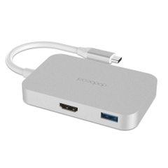 Dodocool DC31S -Hub chuyển đổi USB Type-C ra 3 USB 3.0 với 1 cổng HDMI cho MacBook/MacBook Pro/Google Chromebook Pixel