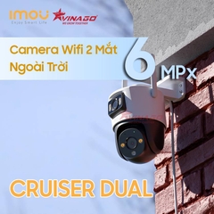 Camera 2 Mắt Ngoài Trời iMOU Cruiser Dual 6MP IPC-S7XP-6M0WED