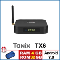 TV Box Tanix TX6 Ram 4G, Rom 32G/64G có Bluetooth, wifi khỏe, giá tốt. tặng HDplay 1 năm.