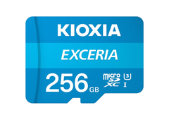 THẺ NHỚ MICROSD KIOXIA-256GB-EXCERIA CL10 UHS-I U3 GHI HÌNH 4K TỐC ĐỘ 100M/S-LMEX2L256GG2 