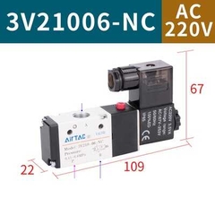 Van Điện Từ Khí Nén AIRTAC 3V21006-NC (AC-220V)