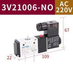 Van Điện Từ Khí Nén AIRTAC 3V21006-NO (AC 220V)