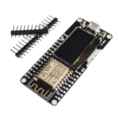 Kit RF Thu Phát Wifi ESP8266 OLED With 18650 Battery Holder