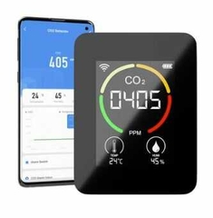 Máy dò CO2 di động đa chức năng PG-L28A-CO2, wifi đen ba trong một