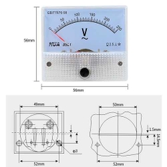 Vôn kế HUA 85L1 AC 100V