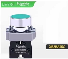 Nút bấm Schneider 1 mở 1 đóng XB2BA35C
