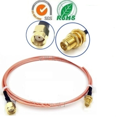 Cáp Nối Dài Anten Đầu Nối SMA Một Đầu Đực Lỗ Trong Một Đầu Cái Kim Trong Cáp RG316 Dài 20cm