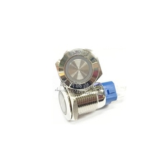 Công Tắc Giữ 16MM GQ16-SL Đèn Xanh Dương 5V