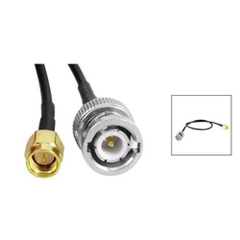Cable RG174 đầu SMA đực -BNC đực 20cm