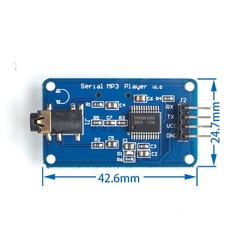 Mạch Phát Âm Thanh MP3 WAV Giao Tiếp UART YX6300