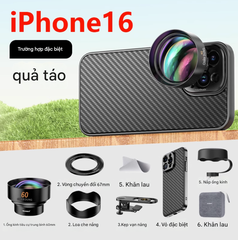 Ống kính lens chân dung PICKOGEN 60MM Tặng Ốp Cho iPhone 16 Pro