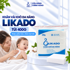 Khăn khô đa năng Likado 400gr kích thước 20x22cm