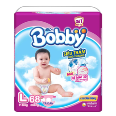 Tã dán Bobby siêu mỏng