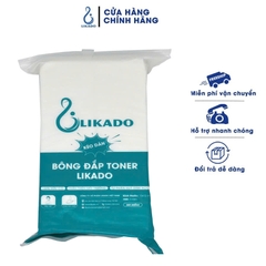 Bông đắp toner lotion mask kéo dãn Likado túi 300 miếng cotton mềm