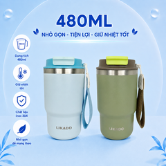 Bình giữ nhiệt Likado inox 304 cao cấp giữ nhiệt lâu dung tích 480ml