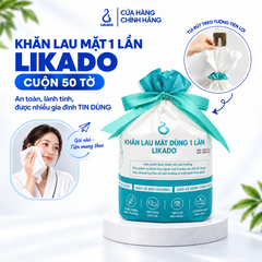 Khăn lau mặt dùng 1 lần likado kích thước (20x20cm)