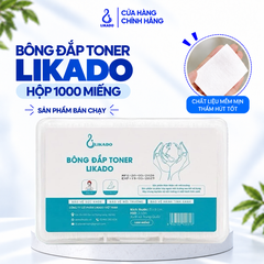 Bông đắp toner Likado 1000 miếng cotton mềm