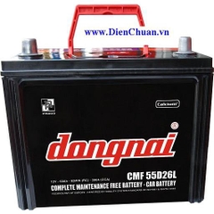 Ắc quy khô Đồng Nai 12V-60Ah CMF 55D26R/L