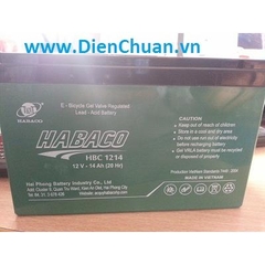 Ắc quy xe đạp điện HABACO 12V-14Ah HBC1214