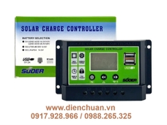 Điều khiển sạc năng lượng mặt trời 30A 12V/24V Suoer ST-D1230