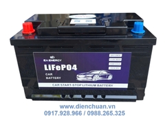 Ắc quy/ Pin Lithium 12V-80Ah khởi động cho xe ô tô Mercedes-BMW-Audi- Porsche- Kia- Hyundai- Ford