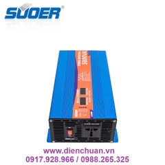 Máy kích điện 24V lên 220V 5000VA / Biến tần 24V sang 220V 5000VA ( tải liên tục 2000W) - SUOER SAA-D5000B