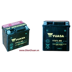 Ắc quy xe máy YUASA YTX7L-BS 12V-7Ah