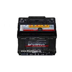 Ắc quy DELKOR 56530 ( 12V 65Ah)/ Delkor 65A cọc chìm, cọc thấp Din56530