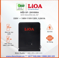 Biến Áp Đổi Nguồn 1 Pha Lioa 1500VA DNV015A điện vào 220V ra 100V-110V-120V công suất 1.5KVA