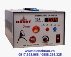 Nạp ( sạc) ắc quy tự động Robot 15A Dây đồng- Classy