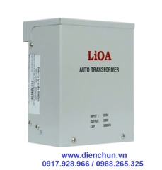 Biến Áp Đổi Nguồn 1 Pha điện vào 220V ra 200V công suất 3KVA LiOA DN0302K1 ( 3000VA)