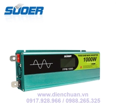 Kích điện sin chuẩn/ biến tần inverter sin chuẩn 1000W-12V Suoer FPM-1000