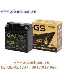 Ắc quy khô xe máy GS 12V 6Ah GT6A/E