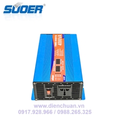 Máy kích điện 12V lên 220V 4000VA / Biến tần 12V sang 220V 4000VA ( tải liên tục 1600W) - SUOER SAA-D4000A
