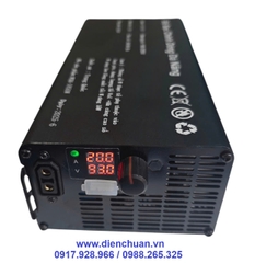 Sạc pin lithium 20A/ 1850W 10V-93V chỉnh dòng dùng xe máy điện Vinfast Evo, Evo 200, Evo Lite, KlaraS2, FelizS, VentoS, TheonS, Evo Grand và Feliz 2025