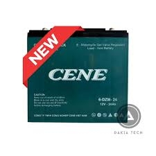 Ắc quy xe máy điện 12V 24Ah CENE 6-DZM-24