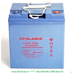 Bình ắc quy xe điện CHILWEE 4-EVF-150A ( 8V 150Ah/3HR)