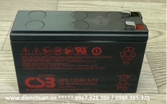 Ắc quy CSB 12V 6Ah ( UPS 12360 6 F2/ 12V 360W)