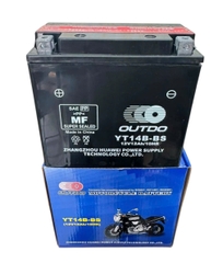 Ắc quy Outdo YT14B-BS ( 12V-12Ah/10HR) dùng cho xe máy moto phân khối lớn