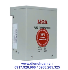 Biến Áp Đổi Nguồn 1 Pha LiOA 3KVA DN0302K2, điện vào 220V ra 200V