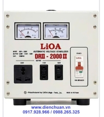 Ổn áp LIOA DRII-2000II ( 2KVA/2000VA dải điện áp 50V-250V)