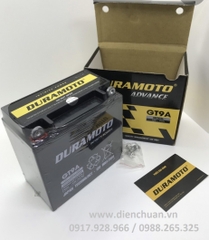 Ắc quy xe máy  Piaggio Vespa PX, Suzuki 125cc/250cc/EN 250, Honda 250 freeway -Duramoto GT9A ( 12V 9Ah)