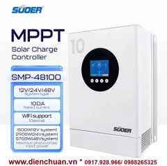 Điều khiển sạc năng lượng mặt trời MPPT 100A Suoer SMP-48100 ( 12V/24V/48V Auto )