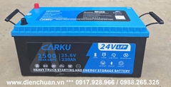 Pin Lithium Carku 25.6V 230Ah dùng cho xe tải cỡ lớn-xe Container đầu kéo Mỹ ( Pin 24V-230Ah)