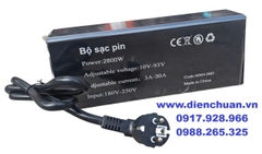 Sạc pin lithium 30A/ 2800W 10V-93V Wifi dùng xe máy điện Vinfast  Evo, Evo 200, Evo Lite, KlaraS2, FelizS, VentoS, TheonS, Evo Grand và Feliz 2025