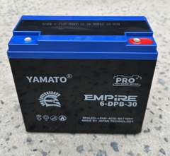 Ắc quy Yamato Empire Pro 12V-30AH dòng cao cấp nặng 6.7kg- Bình xước móp góc do vận chuyển, mới 100%- Bán thanh lý giá rẻ